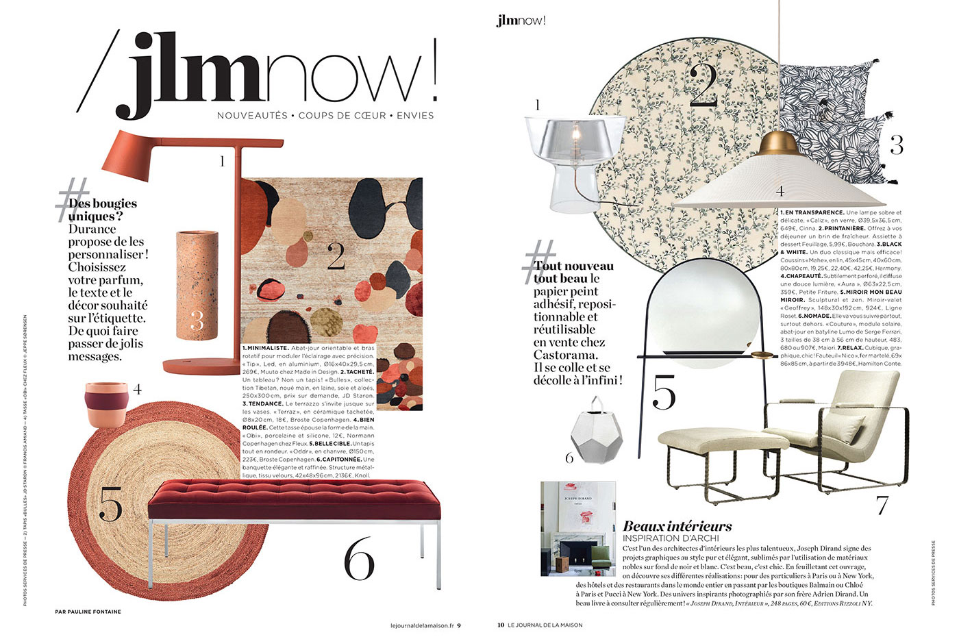 JLM Now! | Journal de la Maison | Pauline Fontaine